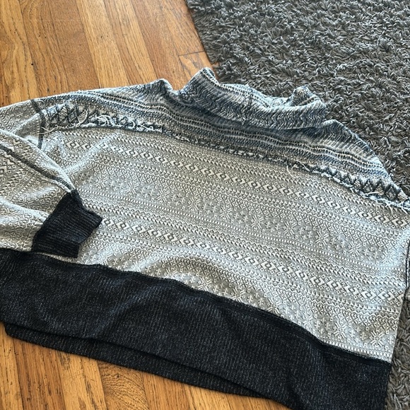 We The Free People Small At Lodge Turtleneck Sweater Pullover Nordic Gray XS - Picture 12 of 13